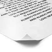 愛は忍耐強く、愛は親切で、1コリント13:4 フォトプリント            (角)