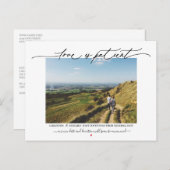 愛は忍耐強結婚く延期 ポストカード (正面/裏面)