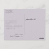 愛は忍耐結婚の涙にむせぶ梅 ポストカード (裏面)