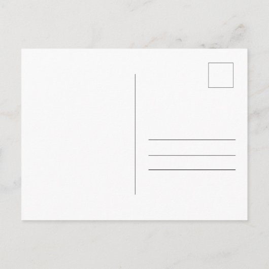愛は忍耐 ウェディング延期のお知らせ 案内ポストカード (裏面)
