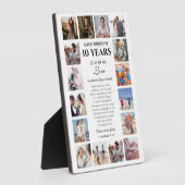 愛は忍耐　マイルストーン記念日の写真 フォトプラーク (側面)