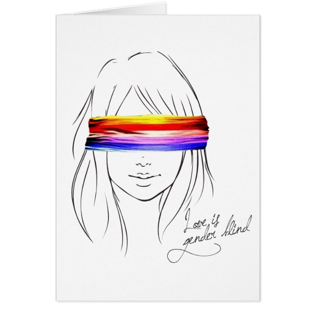 愛は性のブラインドです (正面)