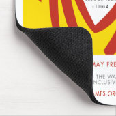 愛は恐れのマウスパッドを投げます マウスパッド (コーナー)