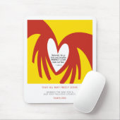 愛は恐れのマウスパッドを投げます マウスパッド (マウス)