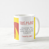 愛は恐れのマグを投げます コーヒーマグカップ (正面右)