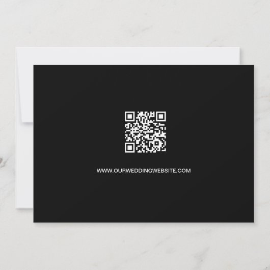 愛は患者さんの延期結婚になる計画の変更 招待状 (裏面)