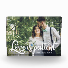 愛は患者の写真と名前 フォトブロック