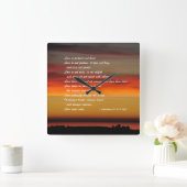 愛は患者の壁カスタム時計 スクエア壁時計 (ホーム)