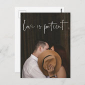 愛は患者の延結婚期された変更はがき ポストカード (正面/裏面)