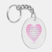 愛は患者の引用文バレンタイン | キーホルダー (正面左)