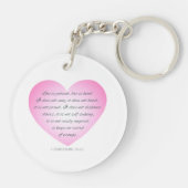 愛は患者の引用文バレンタイン | キーホルダー (裏面)