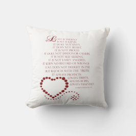 愛は患者の愛の種類1コリント13: 4-7 クッション