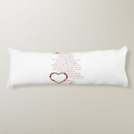 愛は患者の愛の種類1コリント13: 4-7 ボディピロー