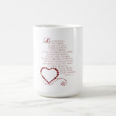 愛は患者の愛の種類1コリント13: 4-7 モーフィングマグカップ (中央)