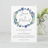 愛は患者の日結婚付け変更バイオレットフローラ セーブザデート (スタンド正面)