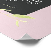 愛は患者の水の色フローラ ポスター (角)