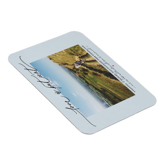 愛は患者の結婚式は延期を保存 マグネット (右側)