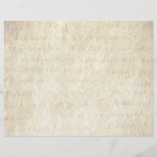 愛は患者の結婚式 プログラムカバー (裏面)