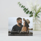 愛は患者エレガント延期写真結婚の ポストカード (スタンド正面)