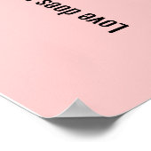 愛は患者スクランブルピンクのフレームなし、またはフレーム ポスター (角)