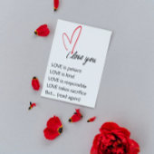 愛は患者バレンタインデー引用文ホリデーカード シーズンカード