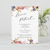 愛は患者フローラ延期結婚のカード 招待状 (スタンド正面)