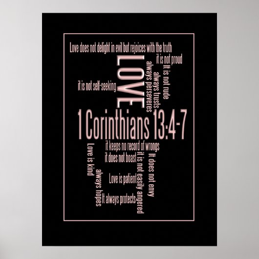 愛は患者ブラック&赤面 ポスター (正面)