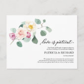 愛は患者ユーカリ結婚の延期 ポストカード (正面)