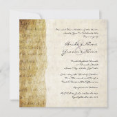 愛は患者ヴィンテージウェディング招待状 招待状 (正面)