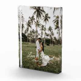 愛は患者夫婦の写真と名前 フォトブロック