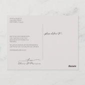 愛は患者結婚の延期療法 ポストカード (裏面)