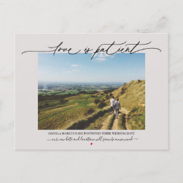 愛は患者結婚の延期療法 ポストカード