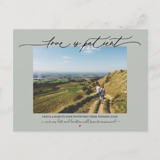 愛は患者結婚の延期聖人 ポストカード (正面)