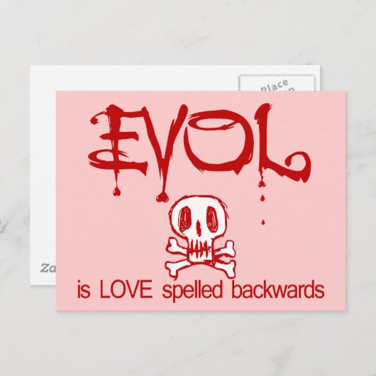 愛は悪魔 ポストカード (正面/裏面)