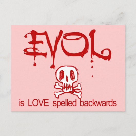 愛は悪魔 ポストカード (正面)