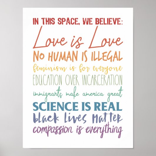 愛は愛であり、非合法の人間ではない ポスター (正面)