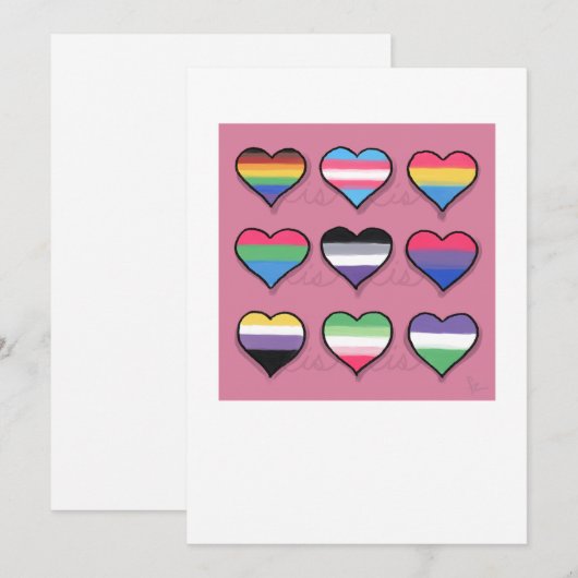 愛は愛である シーズンカード (正面/裏面)