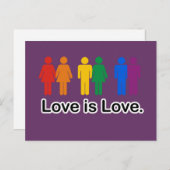 愛は愛である。 ポストカード (正面/裏面)