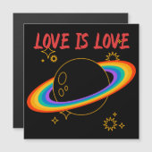 愛は愛である。虹の惑星。LGBTQ+プライド (正面/裏面)