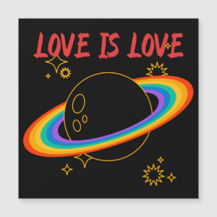 愛は愛である。虹の惑星。LGBTQ+プライド