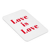 愛は愛である」赤白 マグネット (右側)