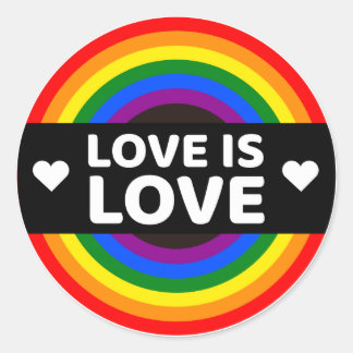 愛は愛である – LGBTプライド ラウンドシール