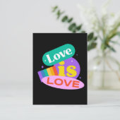愛は愛である。LGBT+プライド ポストカード (スタンド正面)