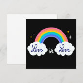 愛は愛である。LGBT+プライド。レインボーポスター (正面/裏面)