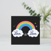 愛は愛である。LGBT+プライド。レインボーポスター (スタンド正面)