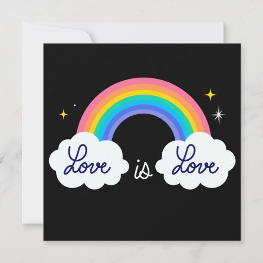 愛は愛である。LGBT+プライド。レインボーポスター (正面)