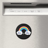 愛は愛である。LGBT+プライド。虹 マグネット (インサイチュ (食洗機))