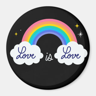 愛は愛である。LGBT+プライド。虹 マグネット