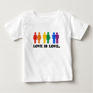 愛は愛です ベビーTシャツ