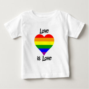 愛は愛です ベビーTシャツ